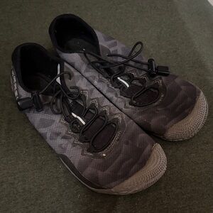 Merrell Vibram Minimalist Trail Shoes Grey Black